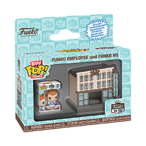 [PRÉ-VENDA] Funko Pop Bitty - Bitty Town Funko Employee and Funko HQ