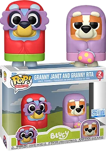 [PRÉ-VENDA] Funko Pop - Bluey - 2 Pack Granny Janet and Granny Rita