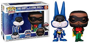 Funko Pop - Space Jam - 2 Pack Bugs Bunny is Batman & Lebron James is Robin