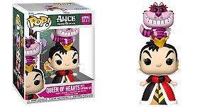 [PRÉ-VENDA] Funko Pop - Alice in Wonderland - Queen of Hearts with Cheshire Cat 1771