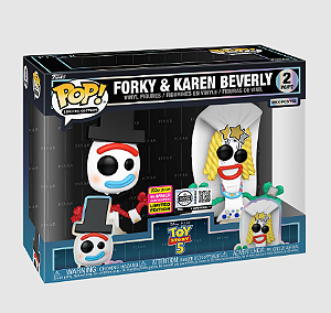[PRÉ-VENDA] FUNKO POP SDCC- 2-Pack Forky and Karen Beverly