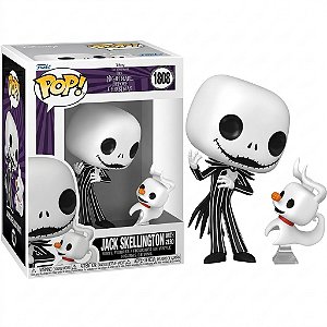 [PRÉ-VENDA] Funko Pop - Disney: The Nightmare Before Christmas - Jack Skellington with Zero 1808
