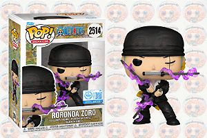 [PRÉ-VENDA] Funko Pop - One Piece - Roronoa Zoro 2514 (Glow)