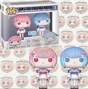 [PRÉ-VENDA] Funko Pop - RE:Zero - 2 Pack Ram & Rem