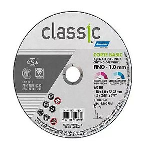 DISCO DE CORTE  4,5''- CLASSIC BASIC