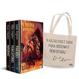 KIT Box A Divina Comédia (3 livros + suplemento + marcadores) + ECOBAG EXCLUSIVA