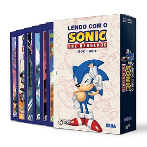 Box Lendo Com O Sonic – The Hedgehog (Vol. 1 Ao 6)