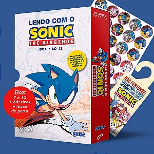 Box Lendo com o Sonic – The Hedgehog (Vol. 7 ao 12)