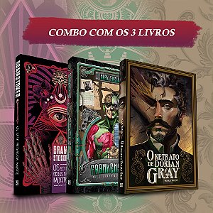 Combo: O Retrato De Dorian Gray + Frankenstein + Os Sete Dedos Da Morte