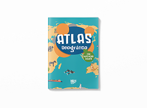 Atlas Geográfico: Bandeiras Dos Países E Estados Do Brasil Acompanha Megapôster Do Mapa-Múndi