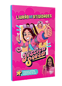 Livrão de Atividades: Jéssica Sousa - Primeiras 200 Unidades com Cards Autografados