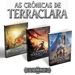 Combo 3 Livros As Crônicas de Terraclara: O Abismo + A Espada + O Portal