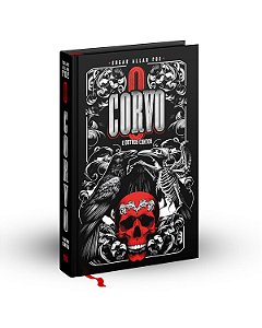 O Corvo | Edgar Allan Poe | Capa Dura Luxo - Fitilho E Brindes