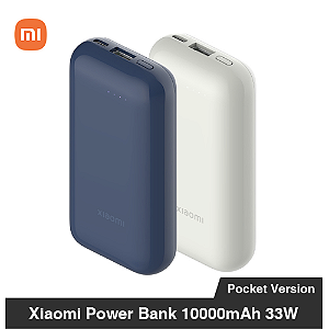Carregador Portátil Xiaomi 33W Power Bank Edition Pro 10000 mAh Pocket