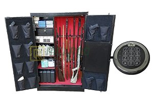 Cofre para 30 Armas 30A Digital Chapa mais Grossa #14