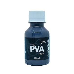 Tinta PVA Fosca - Gliart - Azul Jeans - 100ml - PA3144