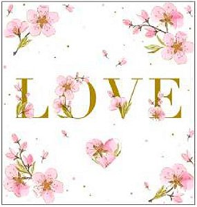 Guardanapo - Love Message - 33x33cm - 1334390