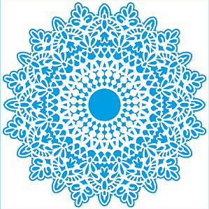 Stencil Litoarte - Mandala - 20x20 - STXX1-015