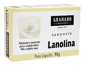 Sabonete Em Barra Lanolina Granado 90g - Hidrata E Suaviza