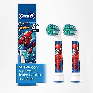 Refil Escova Elétrica Oral-b Disney Homem-Aranha - Pack C/ 2 - DH Utility |  Produtos de saúde e higiene pessoal
