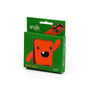 Álbum Porta Dentinhos De Leite Angie Oral Care Cor Laranja