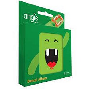 Álbum Porta Dentinhos De Leite Angie Oral Care Cor Verde