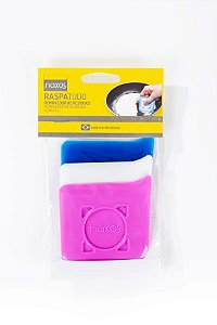 Raspa Tudo Espatúla Removedora Resíduos Naxos Kit com 3
