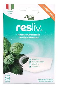 Resliv - Alivio para Congestão Nasal em Adesivo Odorizante