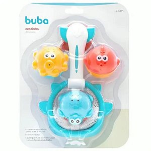 Brinquedo Cesta De Banho Com Ventosa e 3 Bichinhos Buba