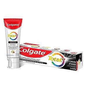 Pasta De Dente Colgate Total 12 Carvão Ativado 90g