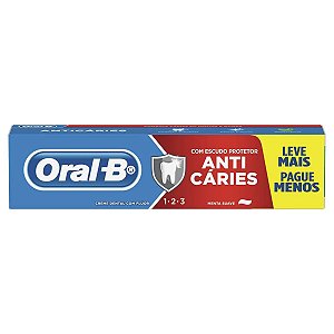 Pasta de Dente Oral-B Com Escudo Protetor Anti Cáries 150g