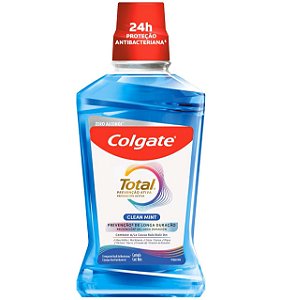 Enxaguante Bucal Colgate Total Clean Mint Zero Álcool 250ml