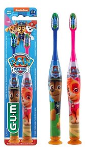 Escova de Dente Infantil Patrulha Canina Gum Pack com 2