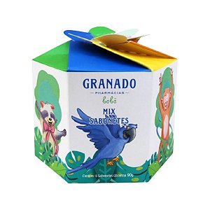Mix Caixa Sabonete Glicerina Bebê Granado 6 Unidades