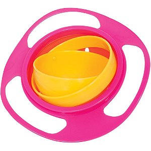 Prato Giratório Giro Bowl Blister Rosa Buba