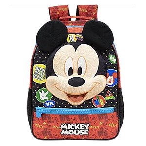 Mochila Escolar Mickey Preto Xeryus