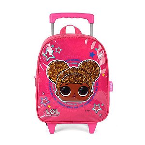 Mochila de Carrinho Lol Pequena  Luxcel Rosa