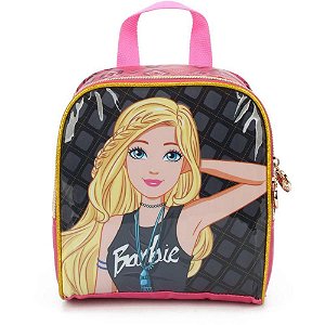 Lancheira Térmica Barbie Mão Costas Luxcel Preto