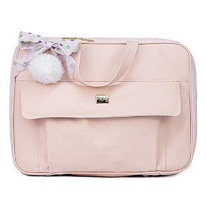 Bolsa de Maternidade Extra Grande Requinte Hug Rosa