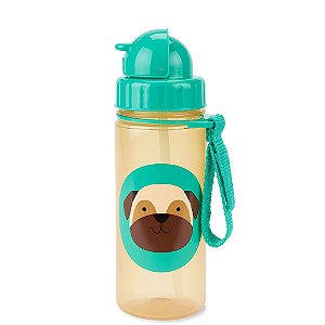 Garrafa Flip Cachorro Pug Skip Hop Verde