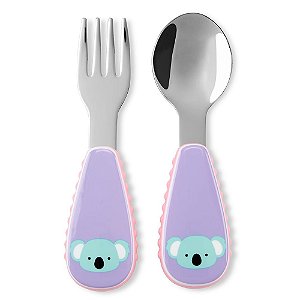Kit de Talheres Zoo Koala Skip Hop Rosa