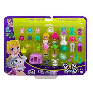 Boneca Polly Pocket Conjunto de Animais Adoráveis Mattel