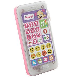 Celular Educativo Fisher-Price Telefone Emojis Rosa