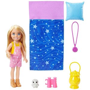 Boneca Barbie Chelsea Dia de Acampamento Mattel