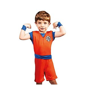 Fantasia Infantil Super Magia Dragon Ball Laranja