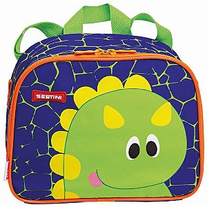 Lancheira Sestini Alça 2 em 1 Kids X Dino 2 Verde