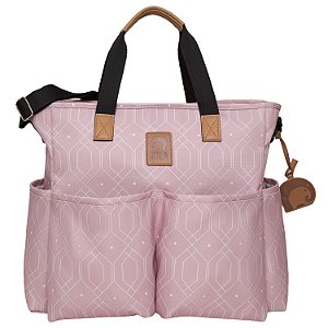 Bolsa de Maternidade Little Pi Grande New York Rosa