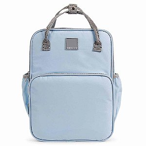Mochila Maternidade Baby Go Bag Mini BackPack Com Trocador Azul