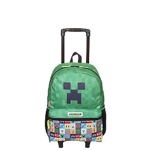 Mochila de Rodinha Sestini Grande Minecraft M Plus Pixels