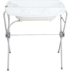 Banheira de Bebê Kiddo Chuá Dobrável Cinza